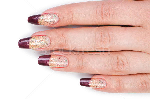 Stock photo: Fashion concept with nail art