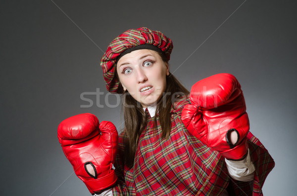 Vrouw kleding boksen meisje sport fitness Stockfoto © Elnur
