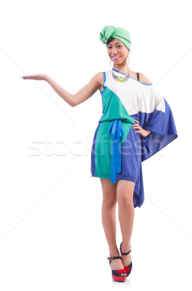 Japanese woman isolated on the white Stock photo © Elnur
