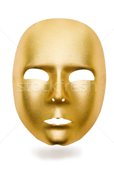 Fényes maszkok izolált fehér arc háttér Stock fotó © Elnur