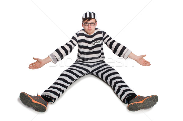 Funny prison inmate in concept Stock photo © Elnur