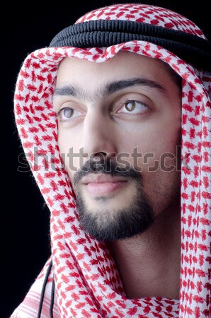 Funny scotsman with smoking pipe Stock photo © Elnur