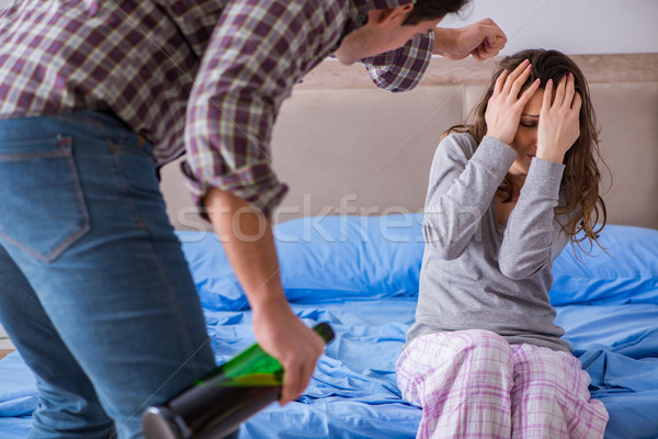 Violenza domestica famiglia argomento ubriaco uomo donne Foto d'archivio © Elnur