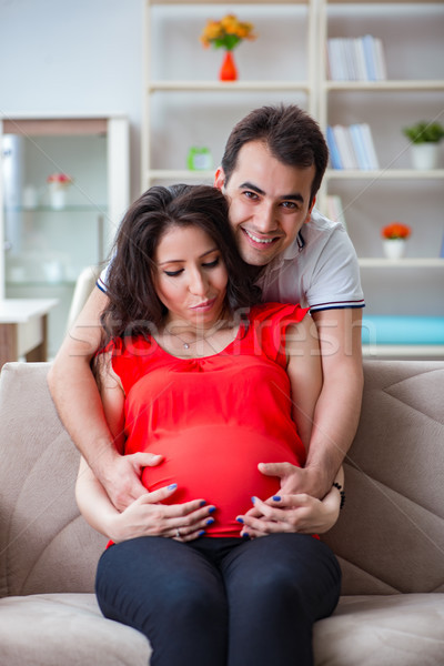 Stockfoto: Familie · baby · bruiloft · man · gelukkig