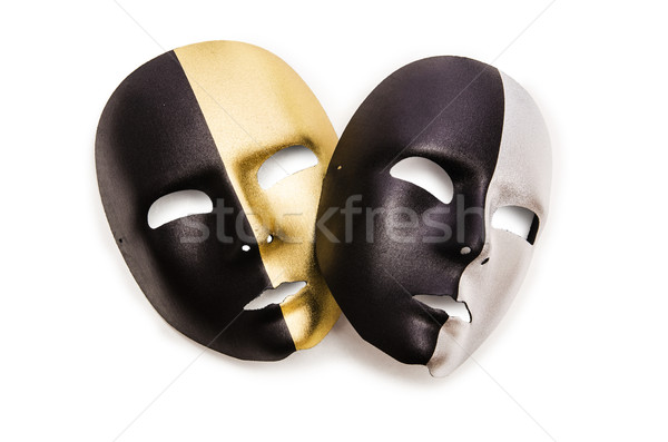 Shiny masks isolated on white background Stock photo © Elnur