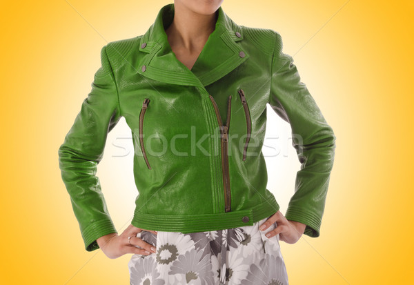 élégant veste isolé modèle femme mode [[stock_photo]] © Elnur