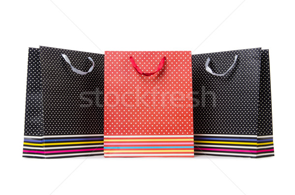 Gift bags isolated on the white background Stock photo © Elnur