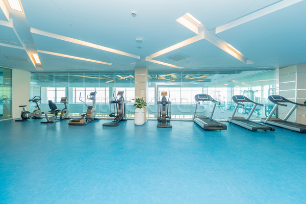 Foto stock: Moderno · ginásio · equipamentos · esportivos · fitness · exercer