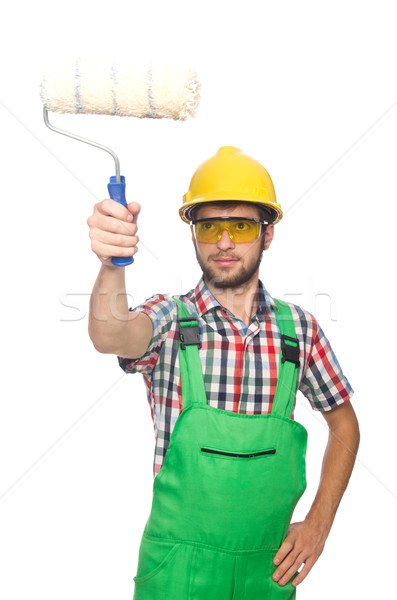 Industrial worker isolated on the white background Stock photo © Elnur