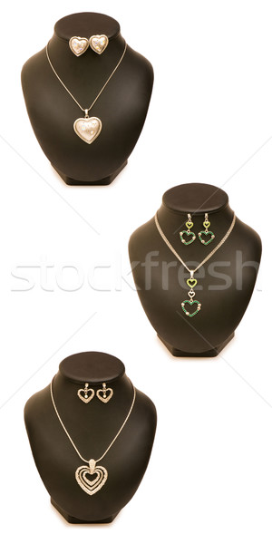 Set of jewellery on stand   Stock photo © Elnur
