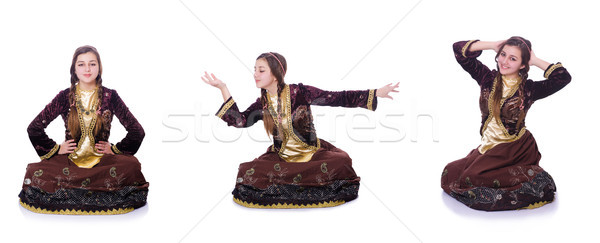 Young lady dancing traditional azeri dance Stock photo © Elnur