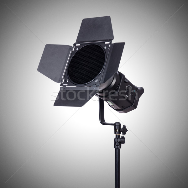 Studio light stand isolated on the white Stock photo © Elnur