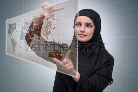 Jovem freira religioso beleza adorar engraçado Foto stock © Elnur
