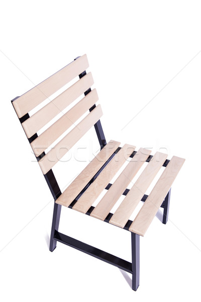 Garden kitchen chair isolated on white background Stock photo © Elnur