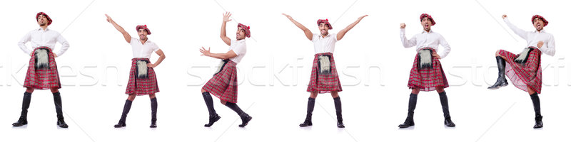 Tradities persoon dansen leuk kleding Stockfoto © Elnur