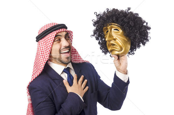 Arab man hypocrisy concept Stock photo © Elnur