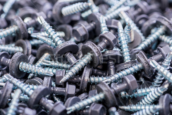 Many screws arranged as background Stock photo © Elnur