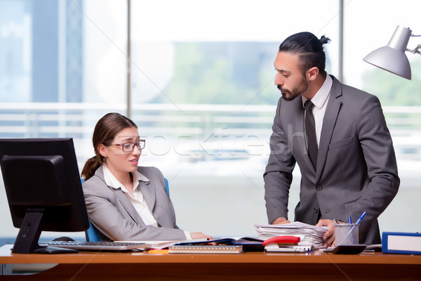 Man and woman in business concept  Stock photo © Elnur