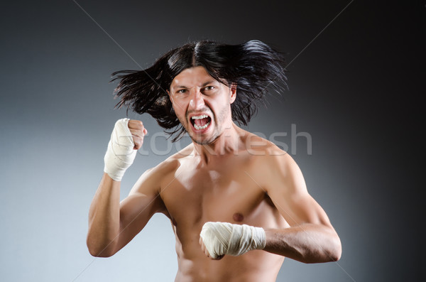Kampfkünste Experte Ausbildung Hand Körper Fitness Stock foto © Elnur