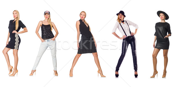 Set of photos in fashion concept Stock photo © Elnur