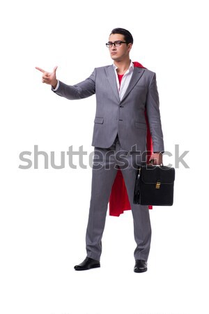 Zakenman geïsoleerd witte business grappig Stockfoto © Elnur