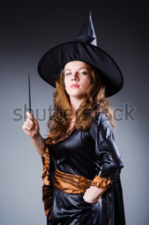 Stock photo: Woman pirate isolated on the white