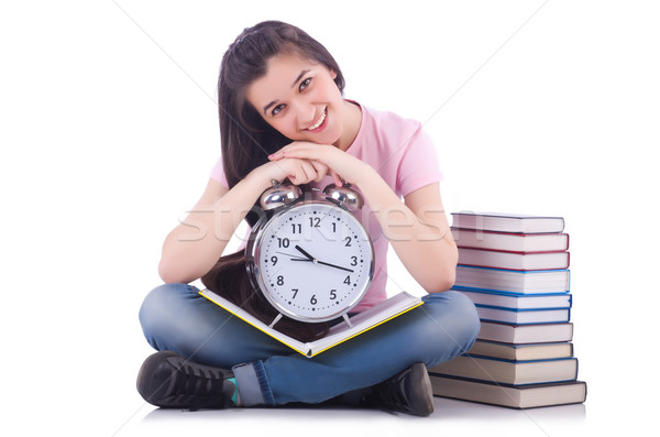 Student failing to meet deadlines for her studies Stock photo © Elnur