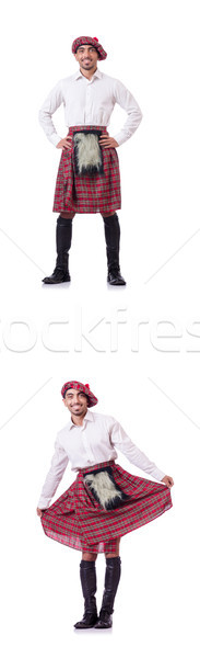 Grappig geïsoleerd witte dansen leuk kleding Stockfoto © Elnur