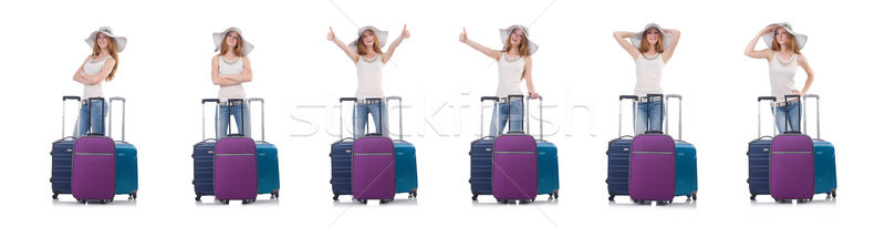 Woman planning to go on summer vacation Stock photo © Elnur