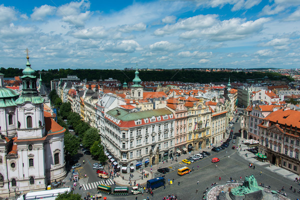 View Praga luminoso estate giorno cielo Foto d'archivio © Elnur