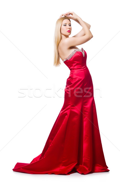 Vrouw mode kleding meisje model bal Stockfoto © Elnur