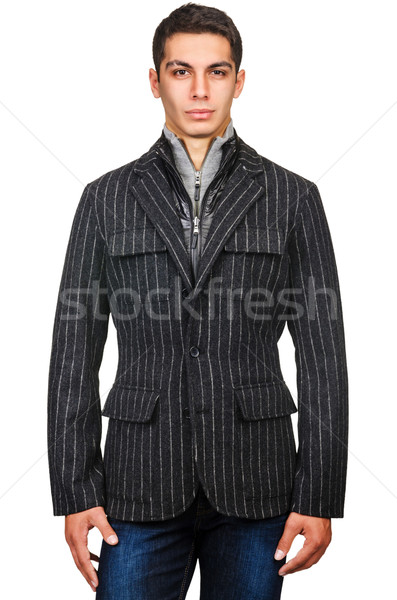 Male coat isolated on the white Stock photo © Elnur