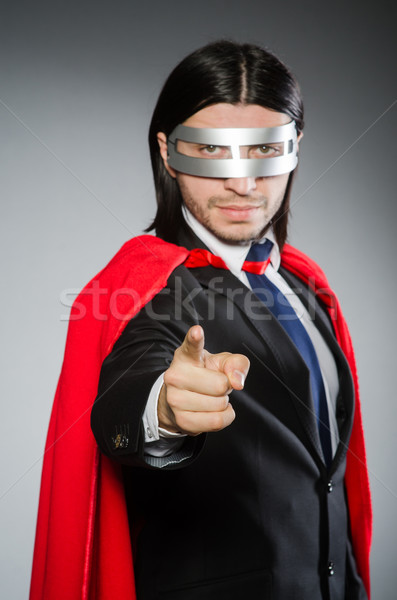 Superman concept with man in red cover Stock photo © Elnur