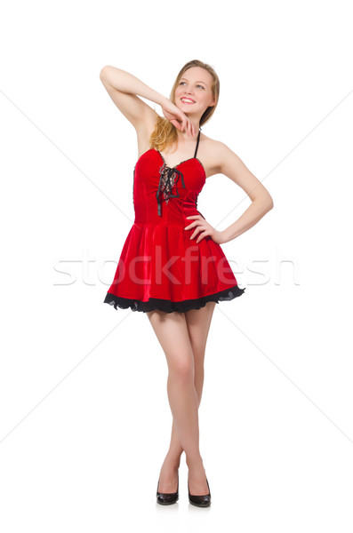 Stock photo: Young woman in fashion concept