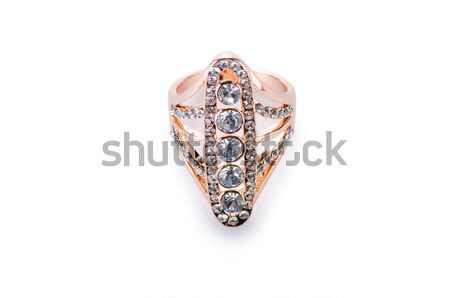 Jewellery ring isolated on the white Stock photo © Elnur