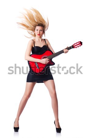 Stock photo: Woman in japanese martial art concept
