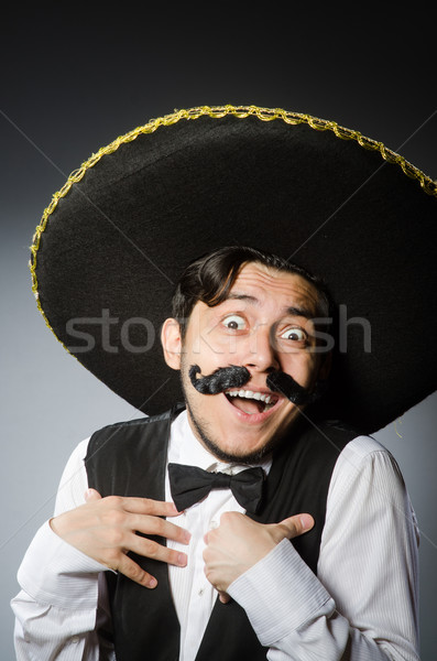 Mexican man in funny concept Stock photo © Elnur