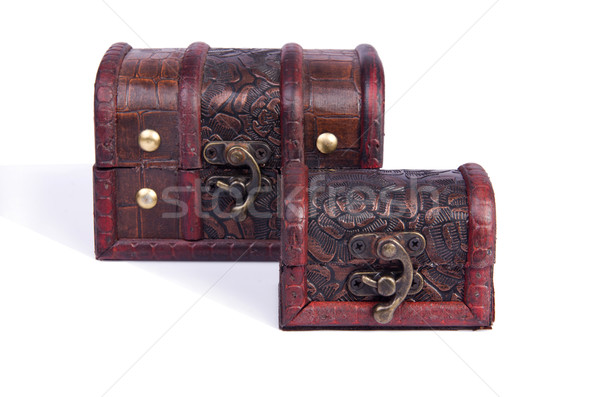 Two chests isolated on the white Stock photo © Elnur