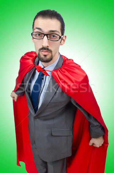 Superman isolated on the white background Stock photo © Elnur