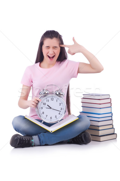 Student failing to meet deadlines for her studies Stock photo © Elnur