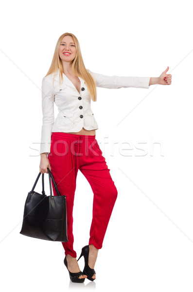 Woman with bag in fashion concept Stock photo © Elnur