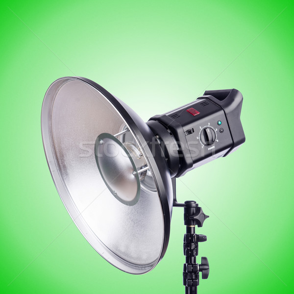 Studio light stand isolated on the white Stock photo © Elnur