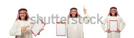 Woman with shopping bags isolated on white Stock photo © Elnur