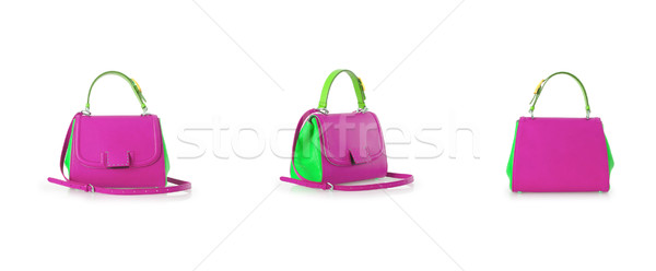 Set of woman bags isolated on the white Stock photo © Elnur