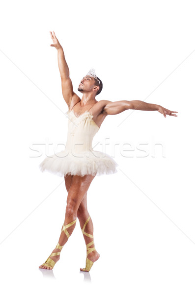 Izmos balett előadó vicces férfi divat Stock fotó © Elnur