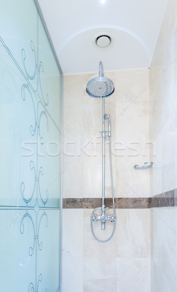 Modern bathroom interior with bathtub Stock photo © Elnur