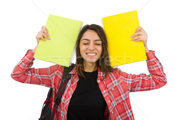 Young student isolated on white Stock photo © Elnur