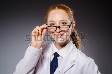 Funny man wearing nun clothing Stock photo © Elnur