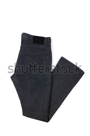 [[stock_photo]]: Mode · pantalon · blanche · modèle · fond · Homme