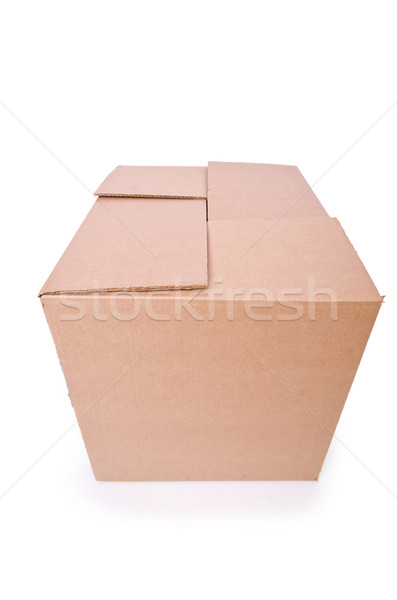 Carton boxes isolated on the white background Stock photo © Elnur